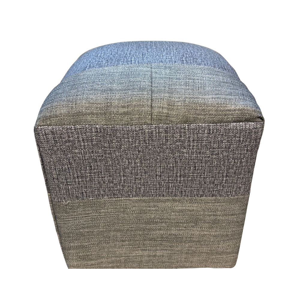 Miniatura: Pouf Bicolor Lino 35x35x42 Muebles Rimar