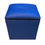 Miniatura: Pouf Baúl Azul Rey Eco Cuero 40x33x50x40 Rimar