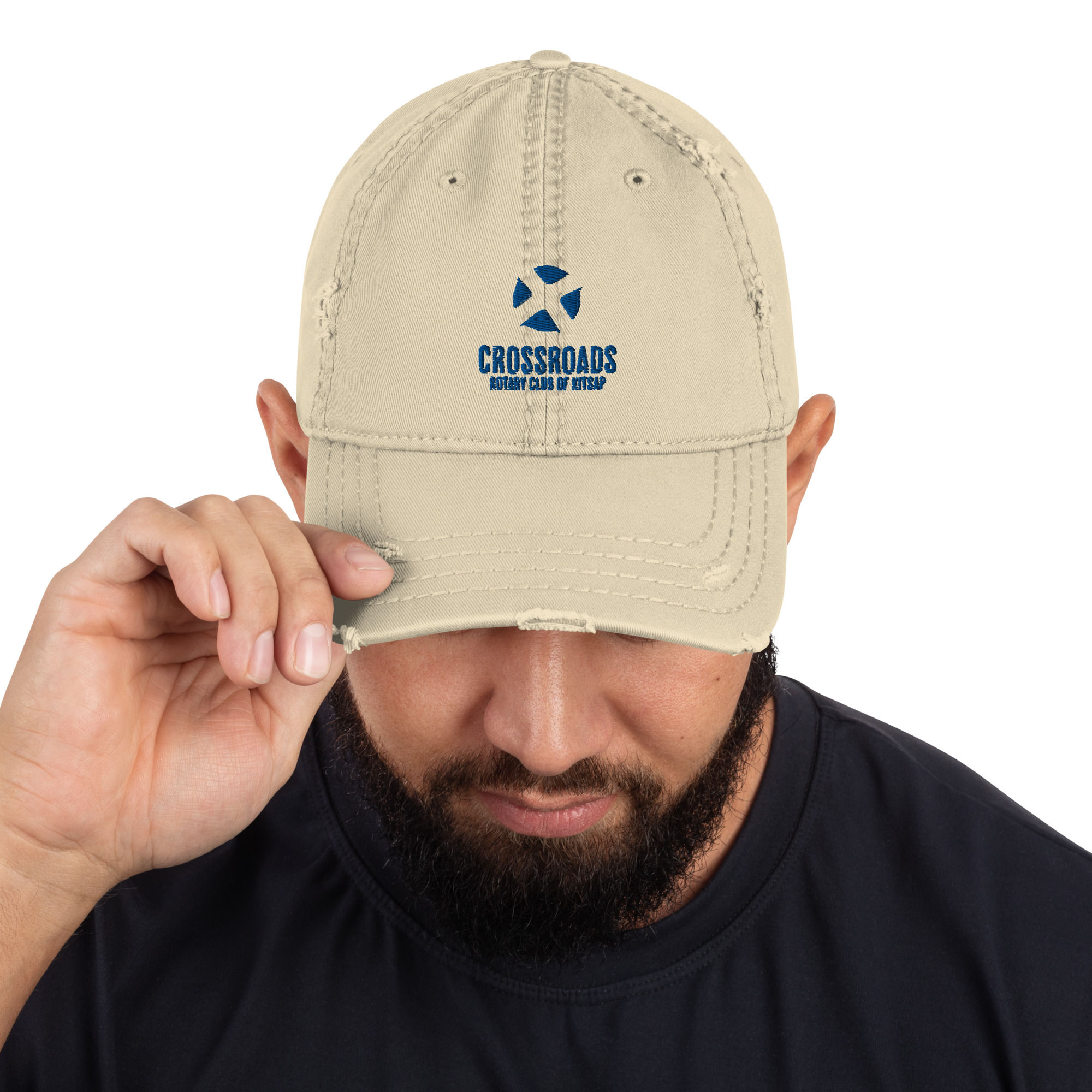 Crossroads Distressed Hat