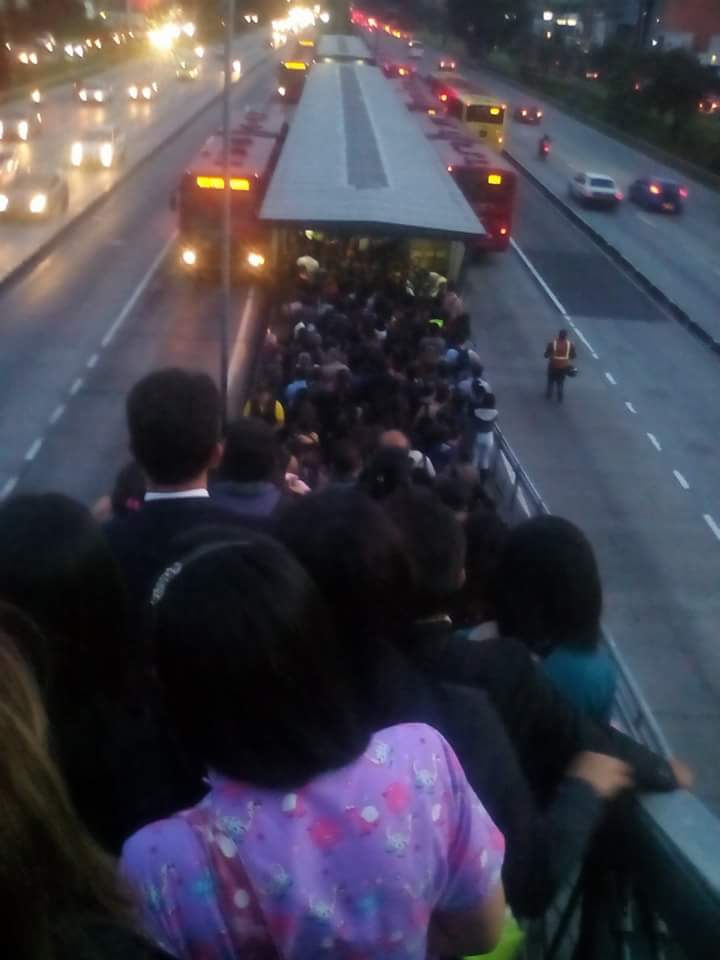 Estación hora pico