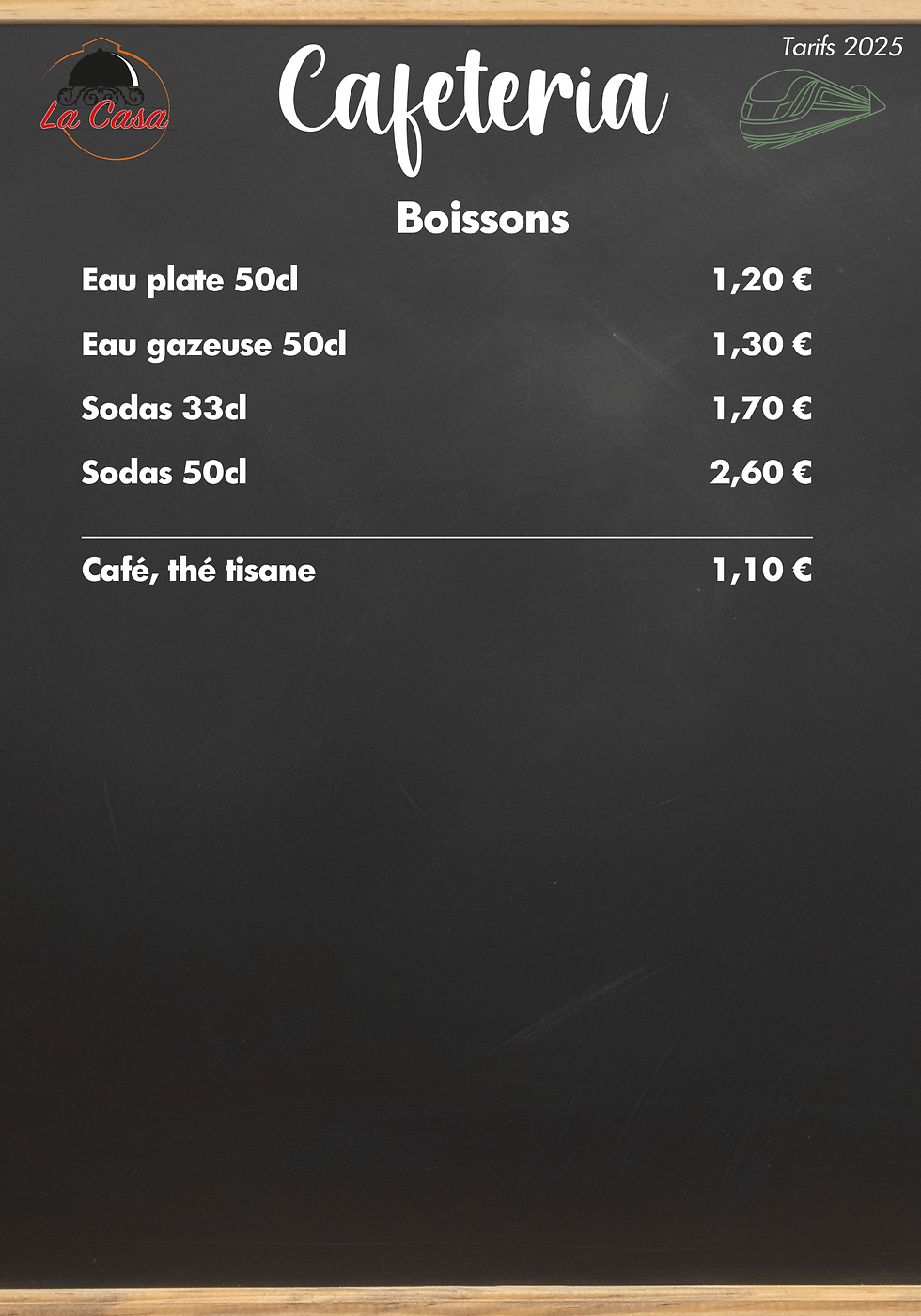 Cafétéria boissons
