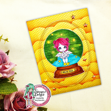 Angel Globe - Stampers Delights Chibi New Release