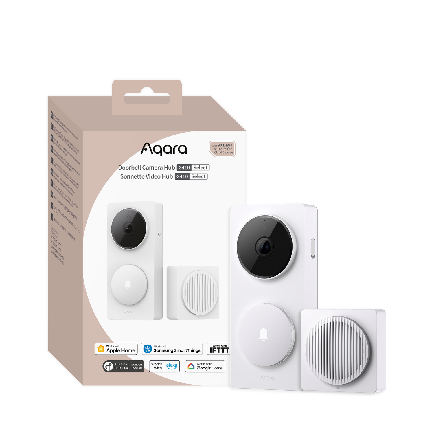 Doorbell Camera Hub G410, White