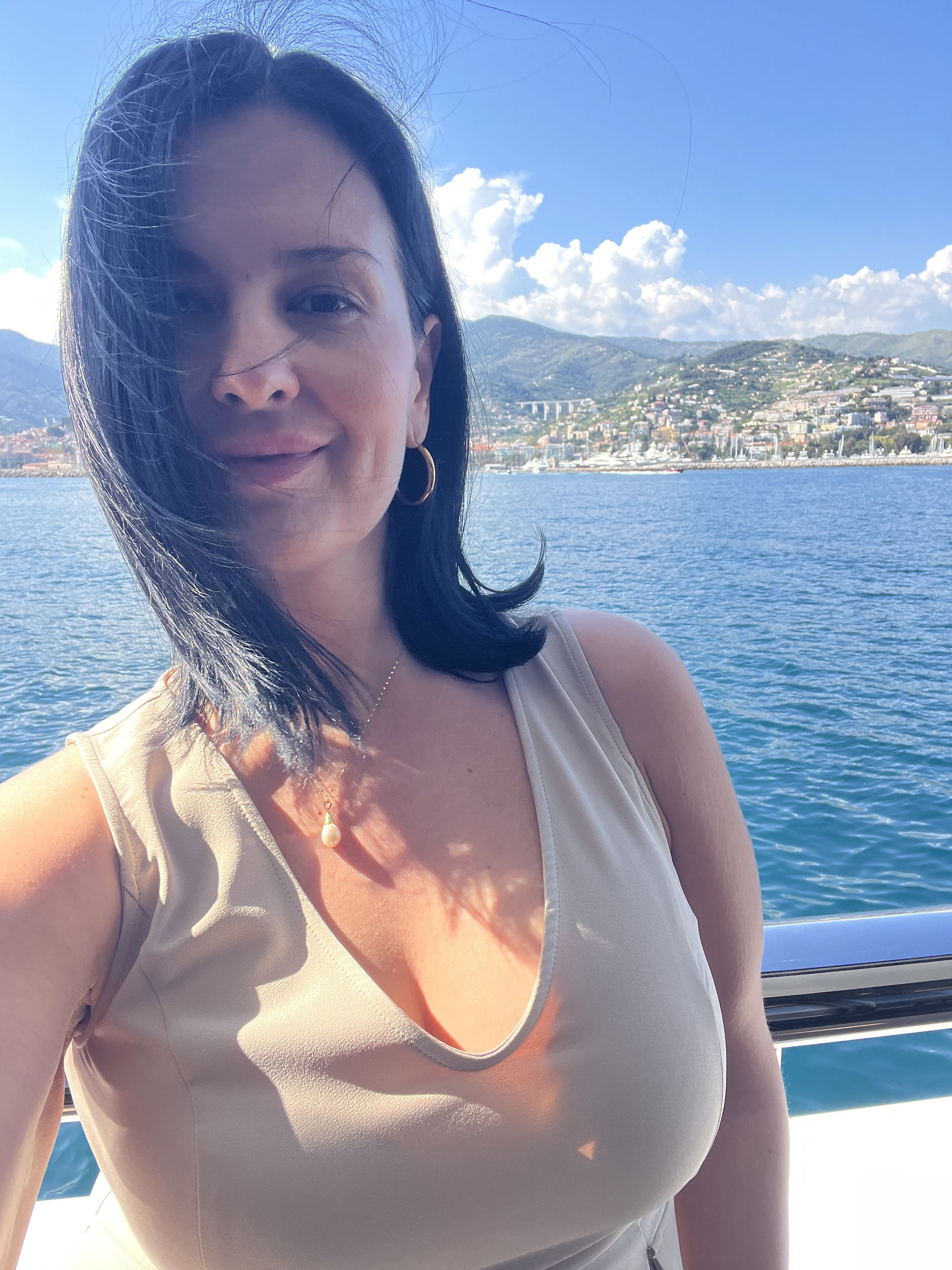 Kateryna Kyslyak onboard STARFIRE super yacht 