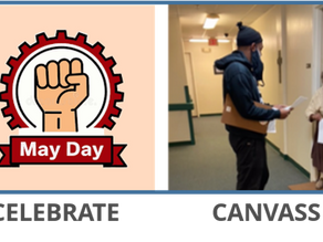 PNN Newsletter: Get Ready to Canvass, May Day Rally, Good Trouble Phone Bank, More