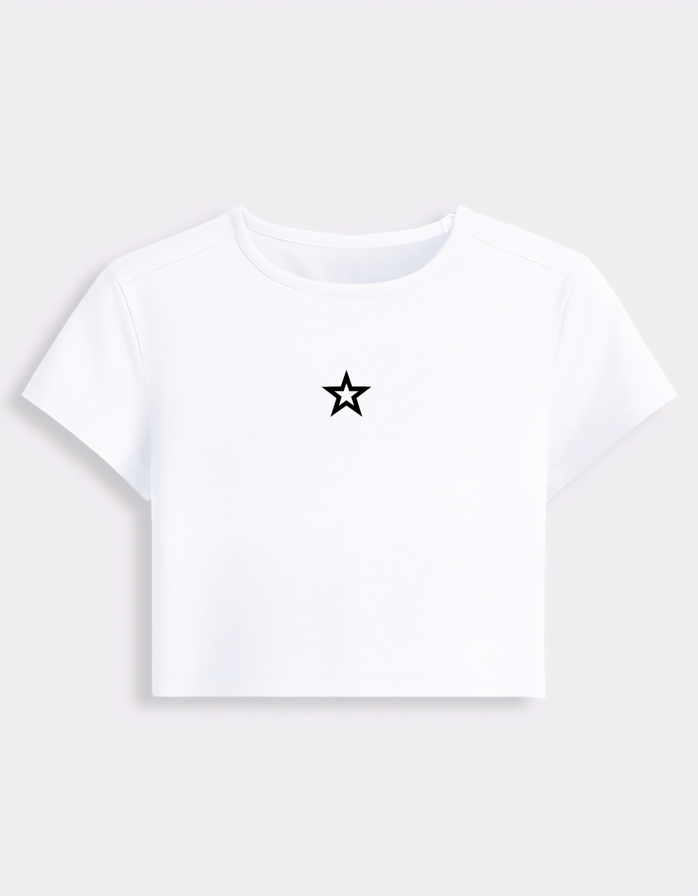 Thumbnail: Minimal Star Baby Tee for Women