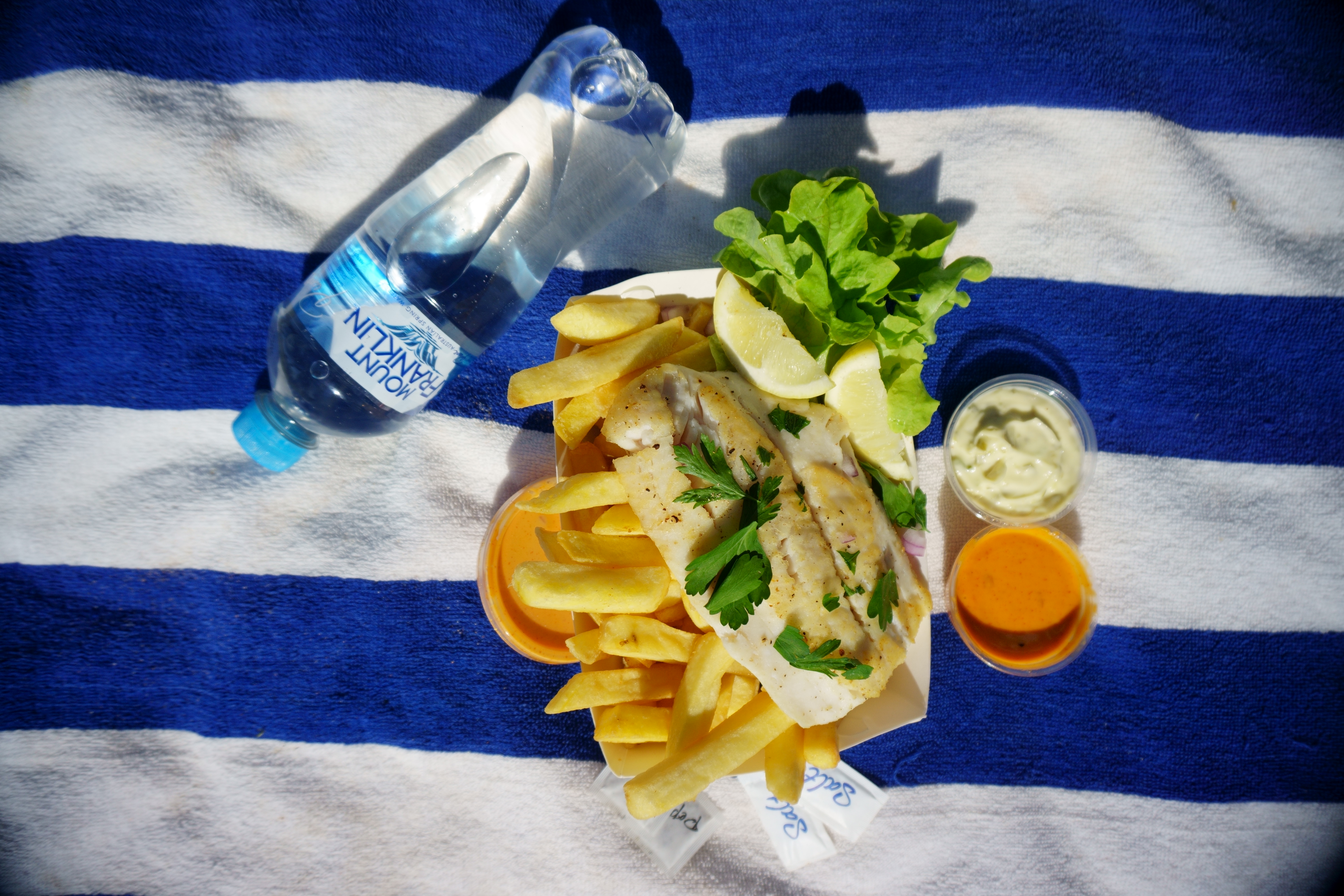 Arranged Food and Objects