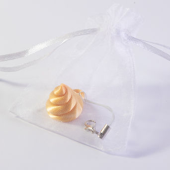 Gouden drol sleutelhanger kopen | Grappig geluks cadeautje