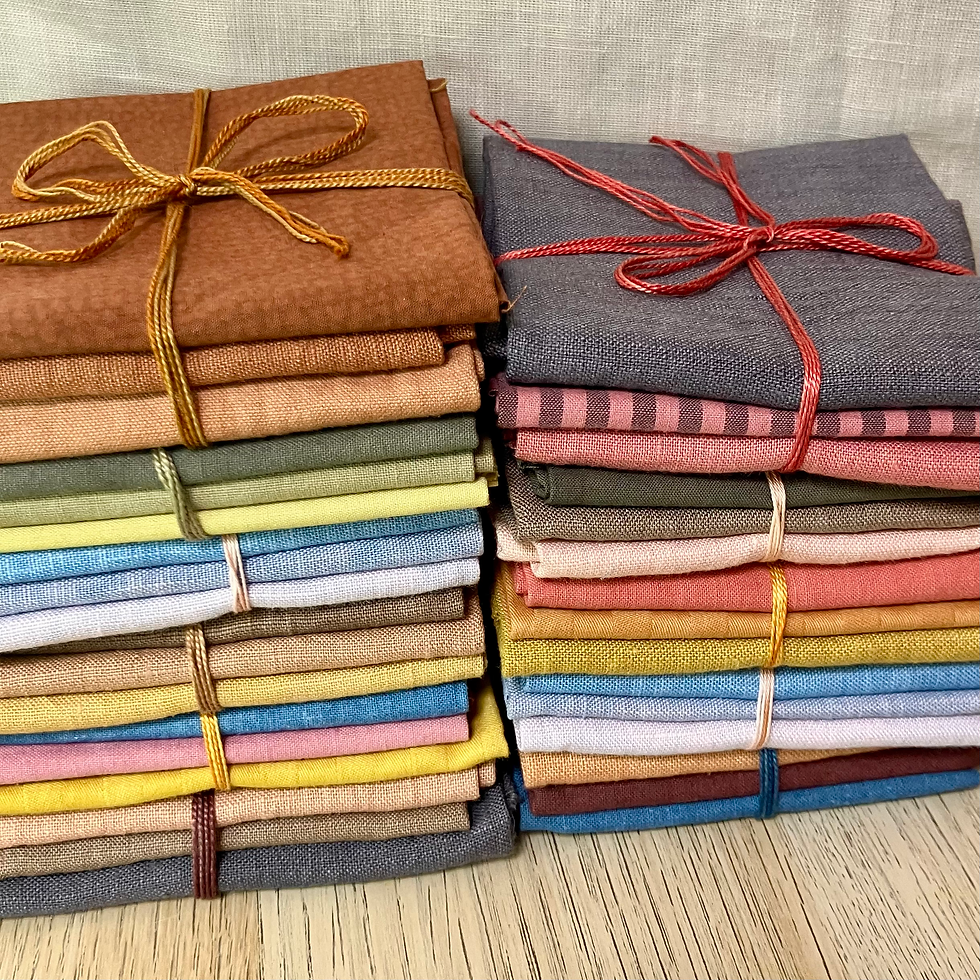 Small Plant Dyed Fabric Bundles