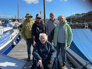 Back to the Cleddau & fond memories for 91 yr old Pauline