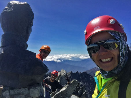 El pico Bolívar, rutas de escalada y descenso.