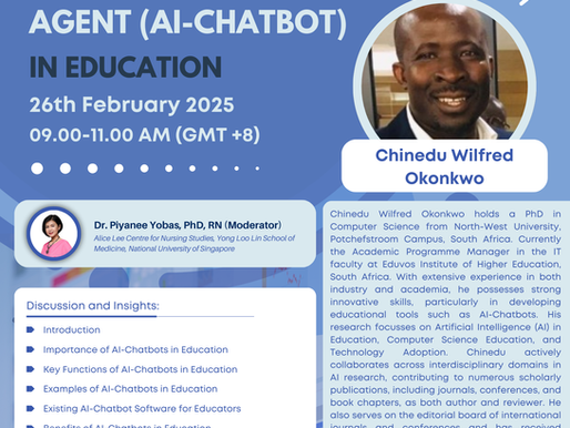 Text-based Conversational Agent (AI-Chatbot) in Education