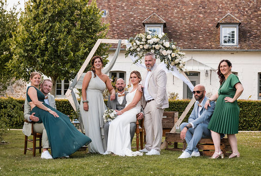 Photos de groupes de mariage à Evreux