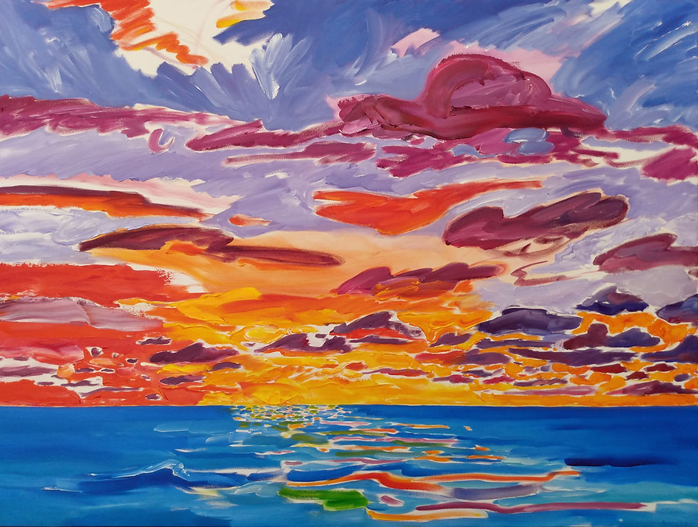 Sunset on the Water