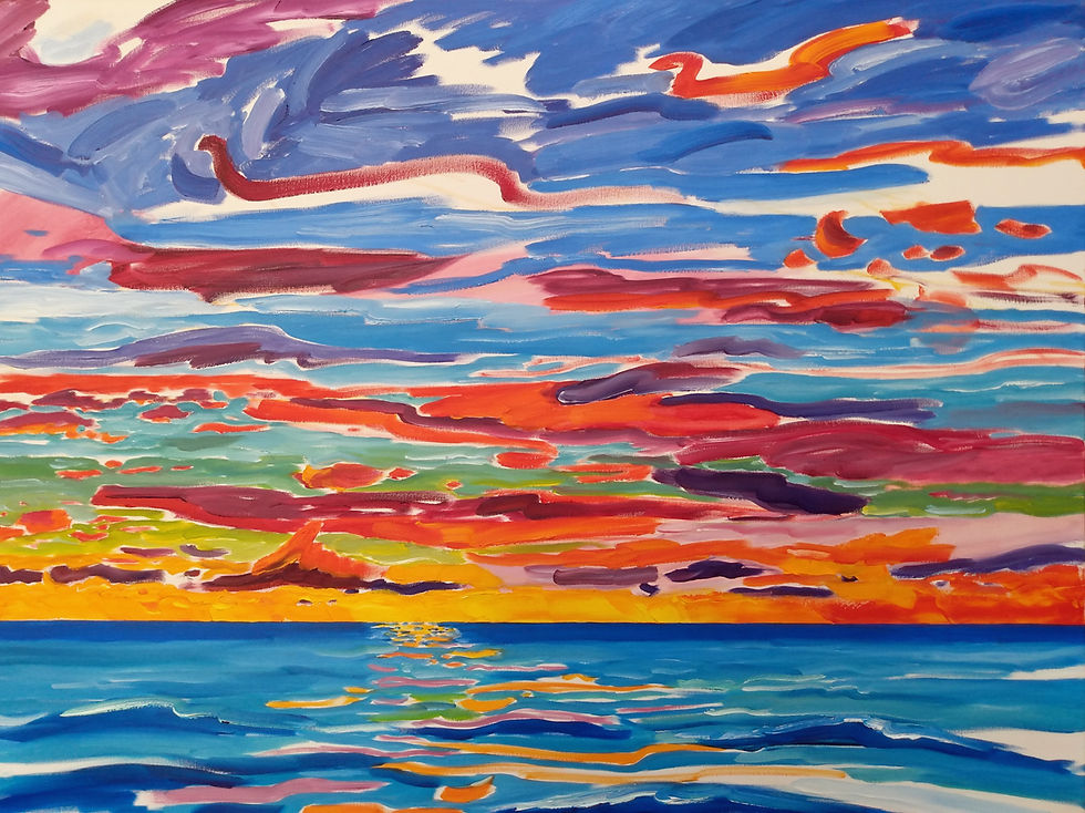 Sunset on the Water III