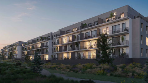 3+kk in a modern new building near Prague | 91 m² | Kladno | Developer projects