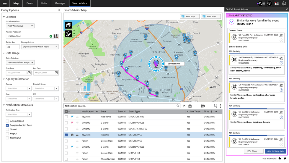 Smart Advisor Query Page