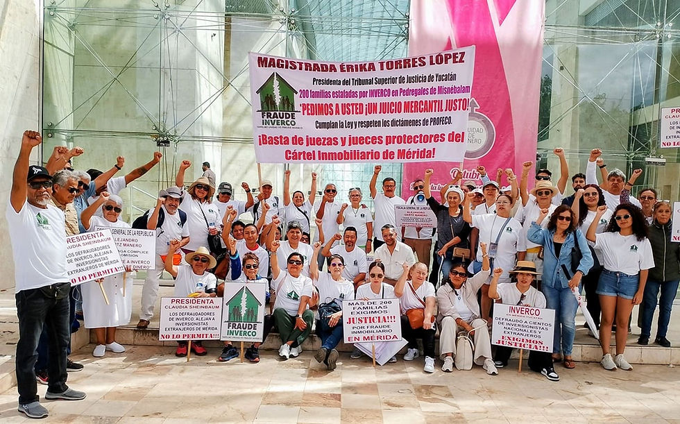 La nueva protesta involucra a 214 clientes, tanto nacionales como extranjeros, organizados en el colectivo “Familias Unidas contra INVERCO”. Se produce en un contexto donde dos notarios y un corredor público han unido fuerzas, mediante métodos cuestionables. para evitar el embargo de 193 propiedades de INVERCO (Imagen: Archivo).