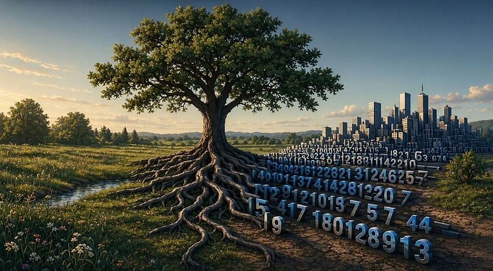 Un número no es la verdad. Es otra herramienta que nos lleva a entender y conservar -o destruir- la naturaleza (Imagen creada con inteligencia artificial de Bring).