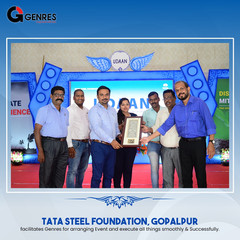 Awarded Best event management company in odisha_ Genres ad pvt. ltd