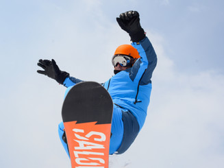 Snowboard-Sprung