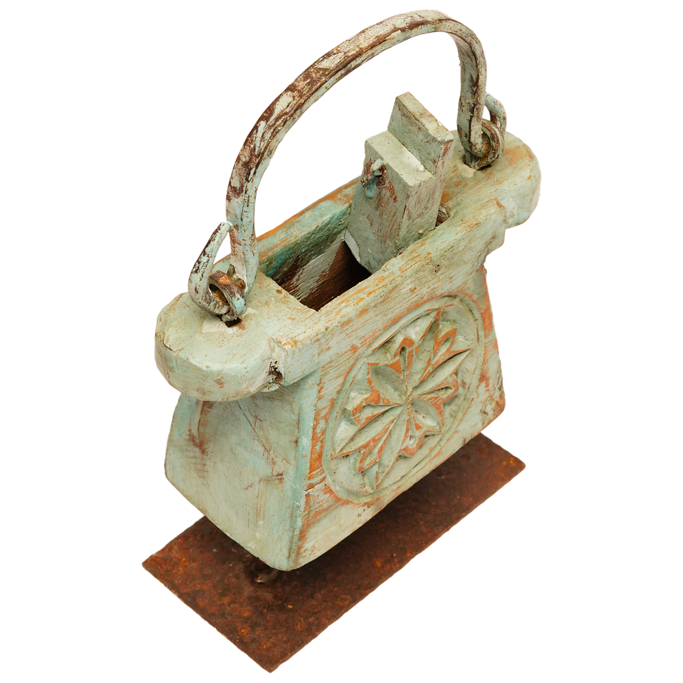 Thumbnail: Wooden Purse On Stand
