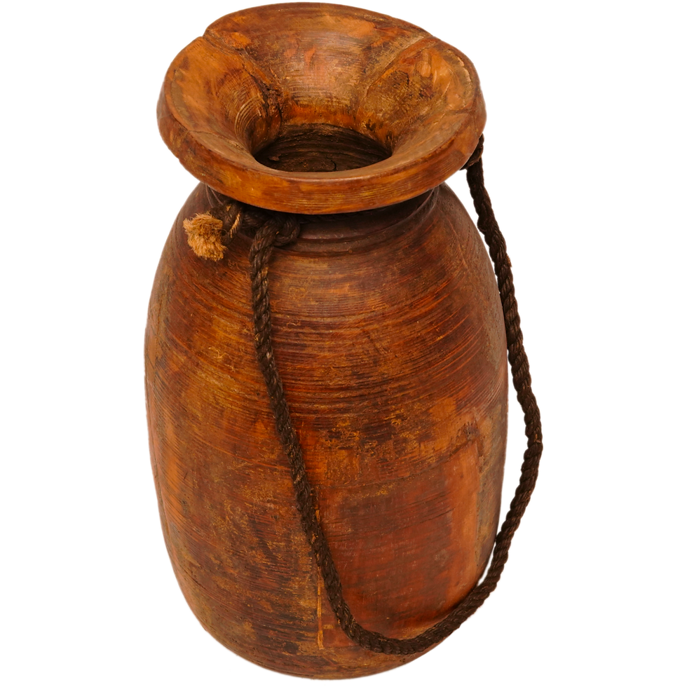 Thumbnail: Wooden Pots With Rope