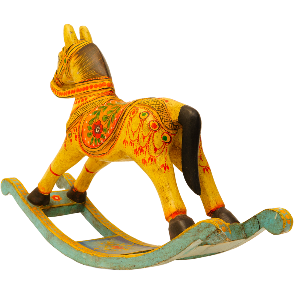 Thumbnail: Wooden Rocking Horse