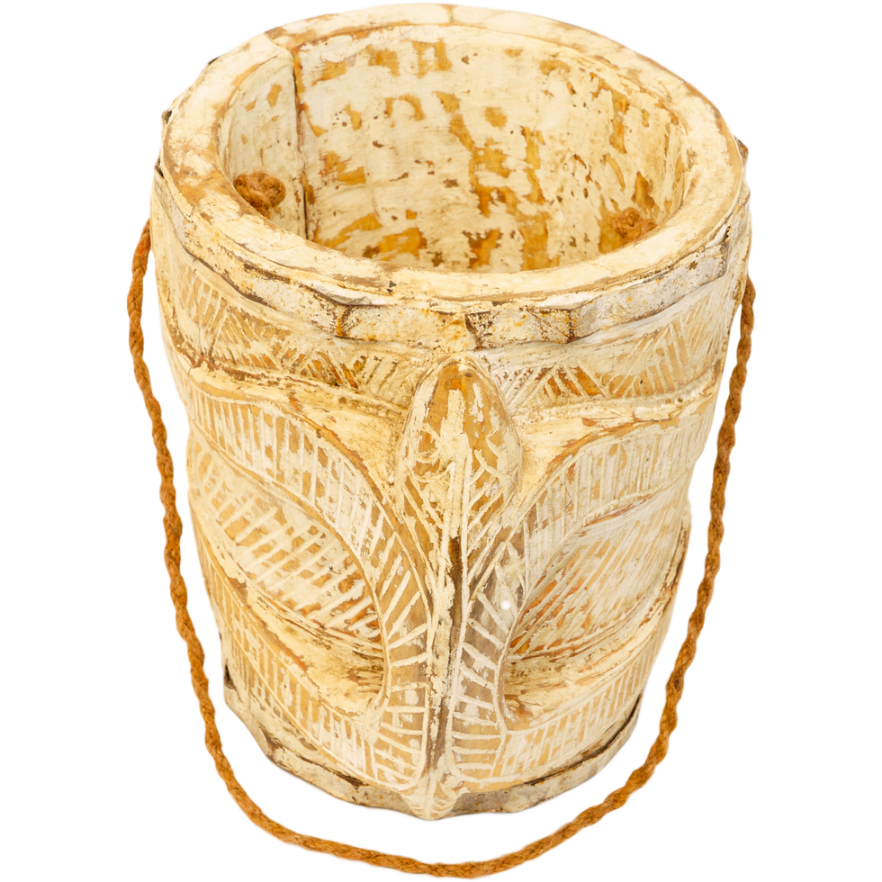 Thumbnail: Wooden Planters With Rope