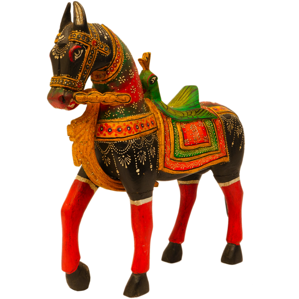Thumbnail: Painted Wooden Horse