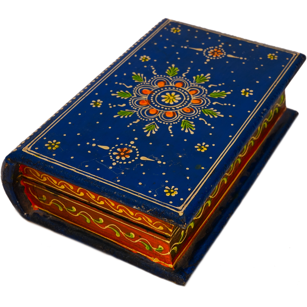 Thumbnail: Book Shaped Wooden Box