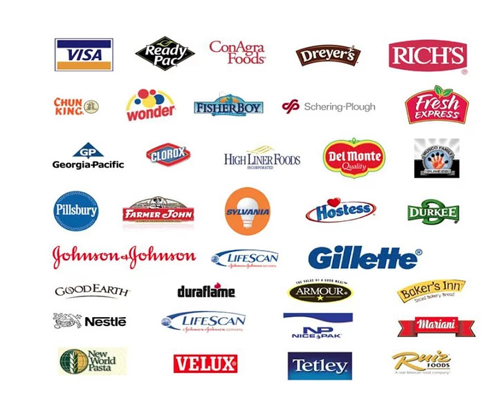Major CPG brands Steve has worked with