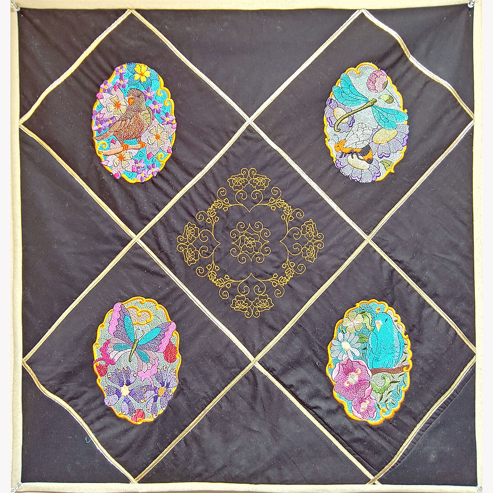 Thumbnail: Birds with Mylar Wallhanging