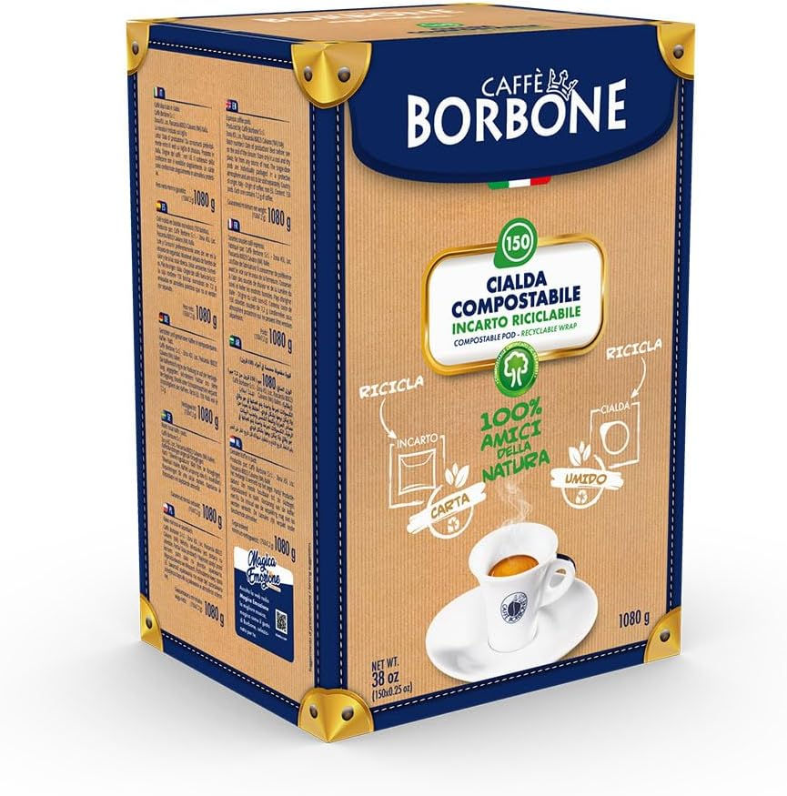 Miniatura: Caffè Borbone Cialda Compostabile, Miscela Nera 