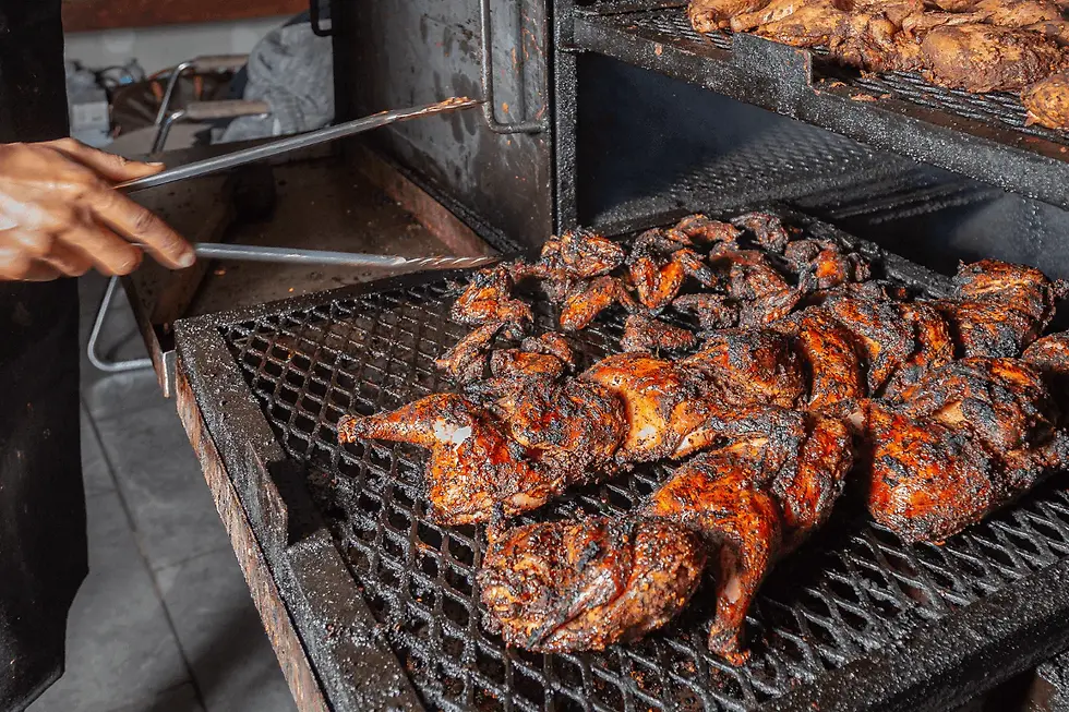 Arranged Food and Objects