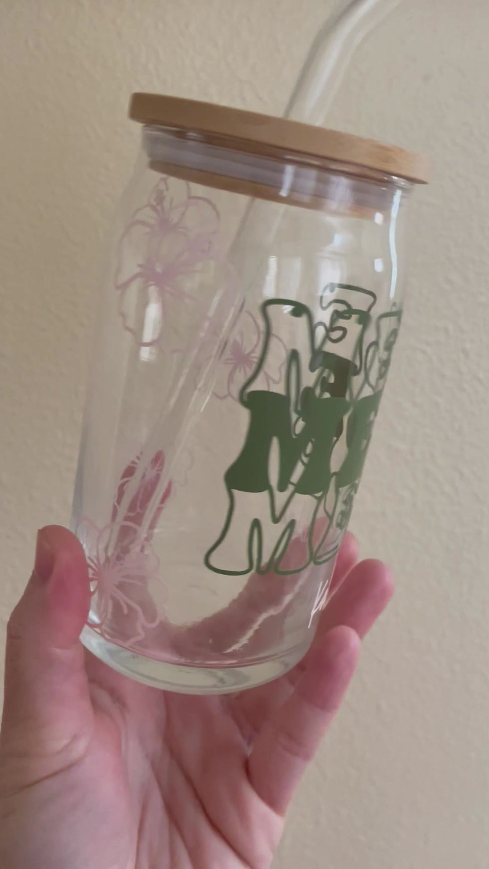 Thumbnail: Mele Kalikimaka Glass Can