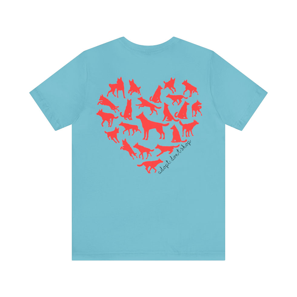 Thumbnail: Adopt Don't Shop Husky Heart Tee