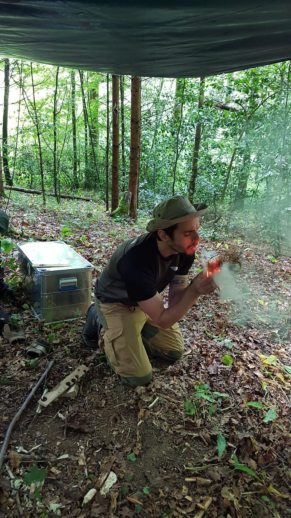 Fire-drilling