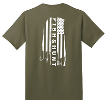 MFH T Shirt.OLIVE DRAB GREEN. BACK.PNG