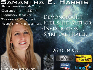 Traverse City, MI Book Signing Event October 11, 2014