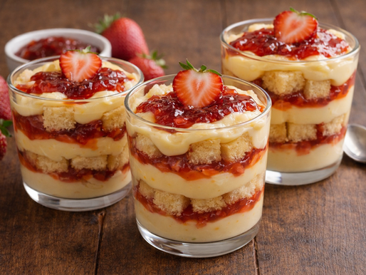 MINI POSTRE DE SAN VALENTÍN CON MAICENA CRISTAL