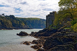 Dartmouth Castle on the River Dart Devon England UK