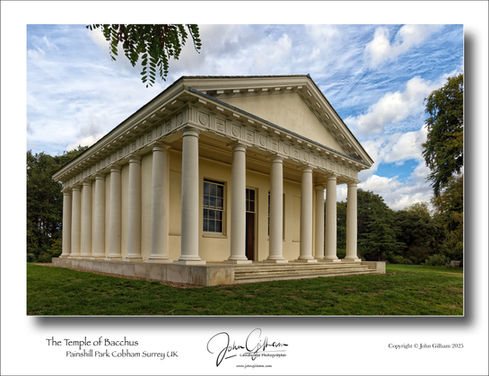 (R5C27420) The Temple of Bacchus at Painshill Park Cobham Surrey England UK 