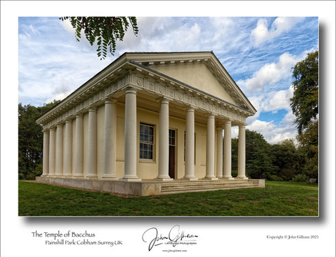 (R5C27420) The Temple of Bacchus at Painshill Park Cobham Surrey England UK