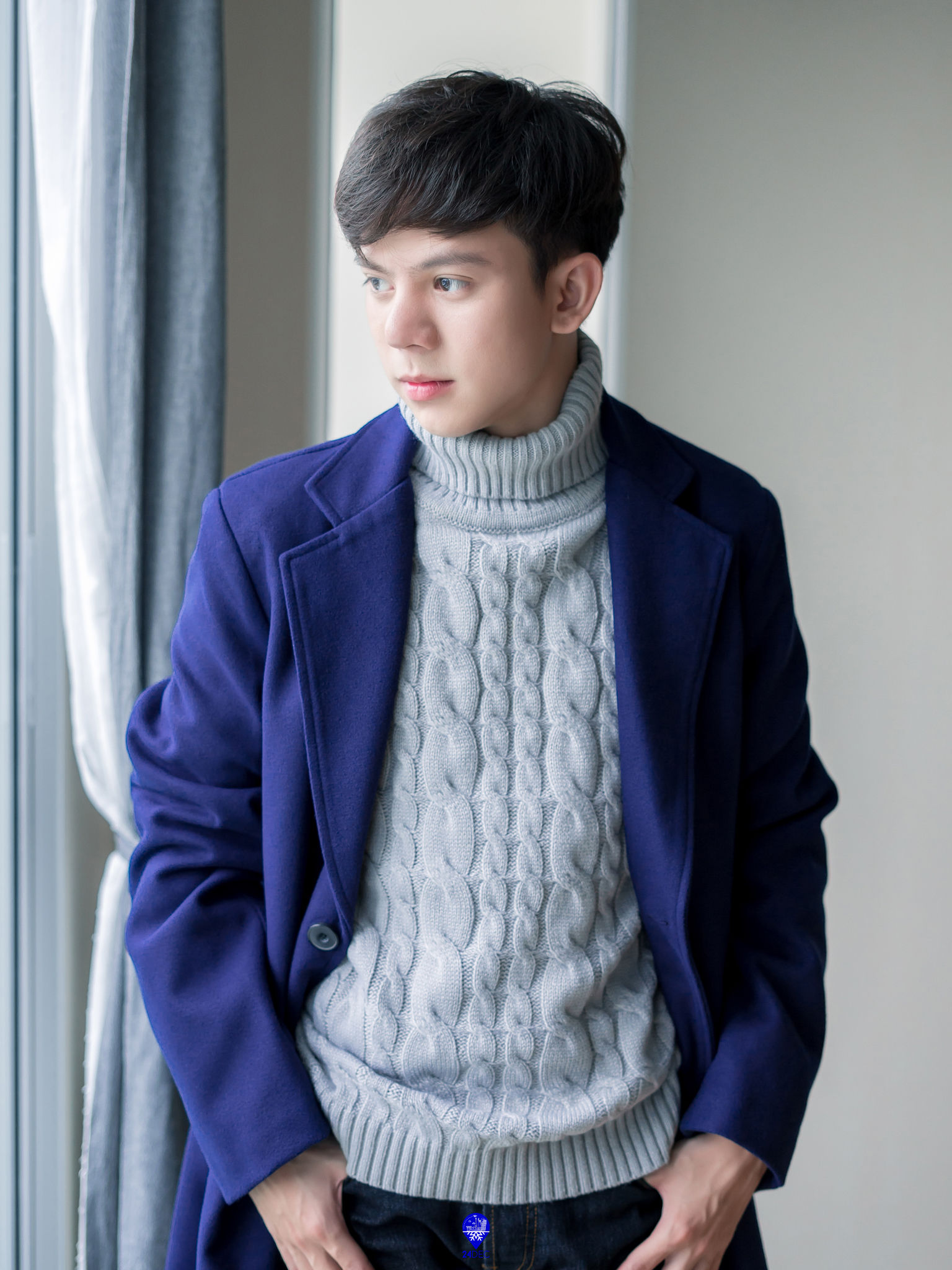 เช่าโค้ทชายเกาหลี WCL039NY