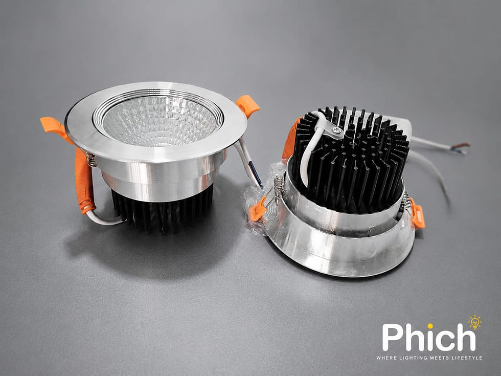 Silver Finish 12W Led Spotlight from phichlightings.com