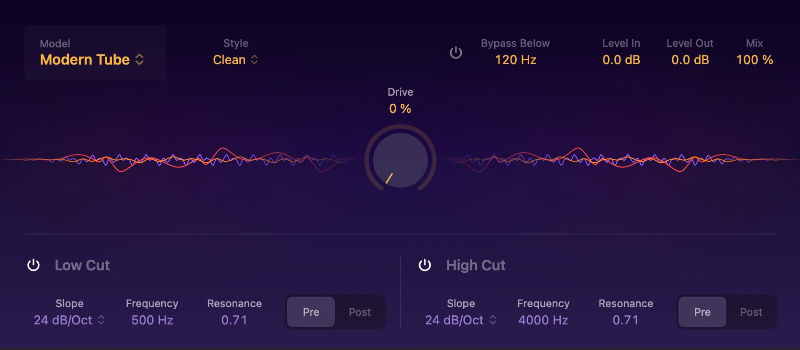 Logic Pro's ChromaGlow