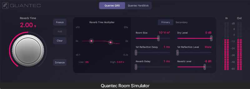 Quantec Room Simulator – Logic’s Latest Addition