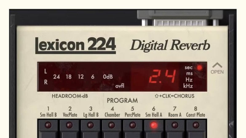 Lexicon 224 Reverb – The Verb I’ve Been Searching For