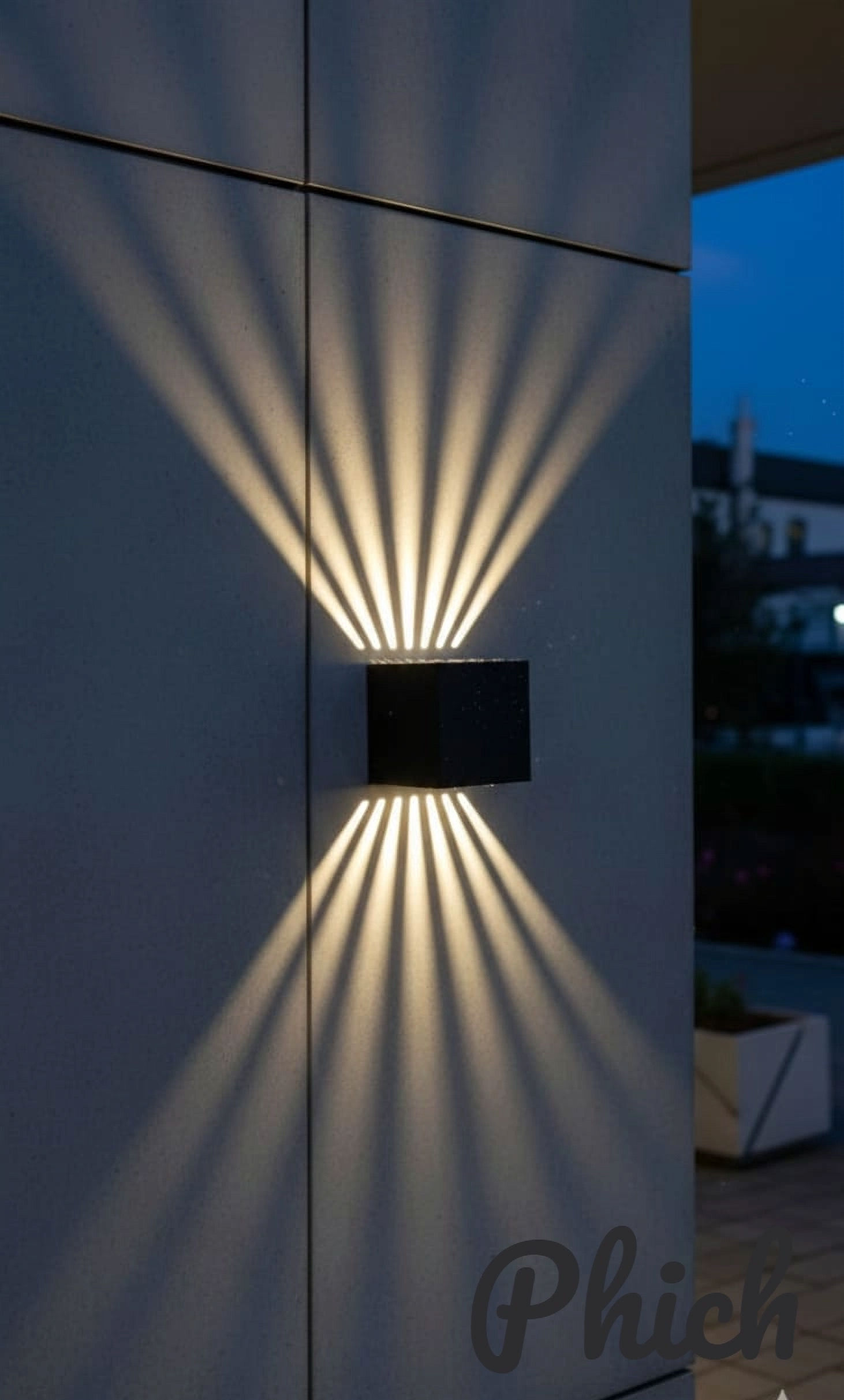 7Lines decorative waterproof flash wall light